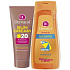 Dermacol Sun SPF20 Sunshine shower gel 250 ml + Sun Cream 75 ml, cosmetic set