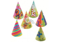 Carnival hats different motives 6 pieces in the package