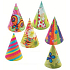 Carnival hats different motives 6 pieces in the package