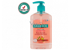 Sanytol Pink Grapefruit & Fresh Lemon Disinfectant Hand Soap for Kitchen 250ml with Dispenser