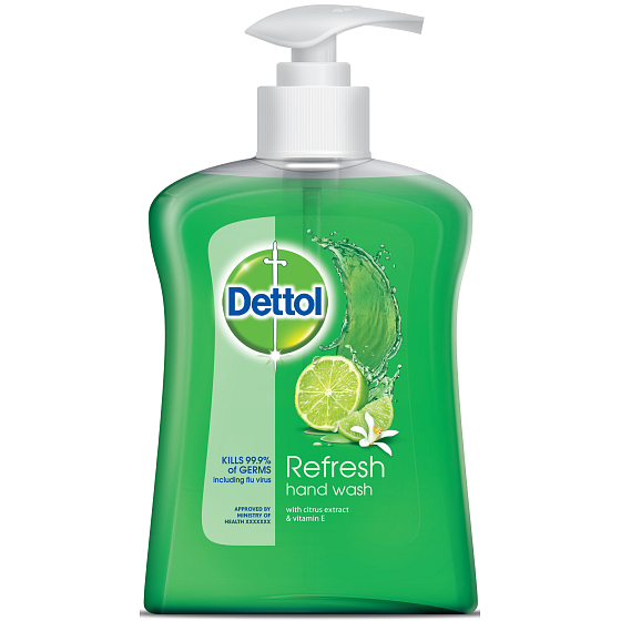 Dettol Citrus refreshing antibacterial soap dispenser 250 ml