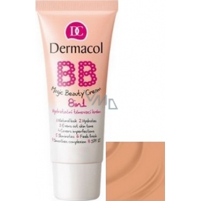 Dermacol Magic Beauty Cream Moisturizing BB Cream 8in1 Shade Sand 30 ml