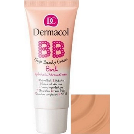 Dermacol Magic Beauty Cream Hydrating BB Cream 8-in-1 Shade Sand 30 ml