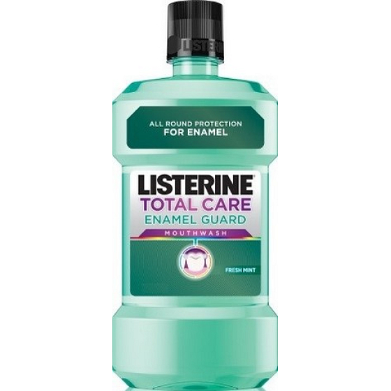 Listerine Total Care Enamel Guard mouthwash protects teeth from tooth decay 250 ml