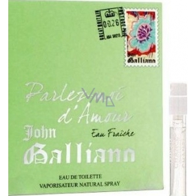 John Galliano Parlez-Moi d Amour Eau Fraiche Eau de Toilette for Women 1.5 ml with spray, vial