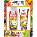 Bione Cosmetics Argan Oil & Shea Nourishing Body Lotion 500 ml + hand balm 205 ml, cosmetic set
