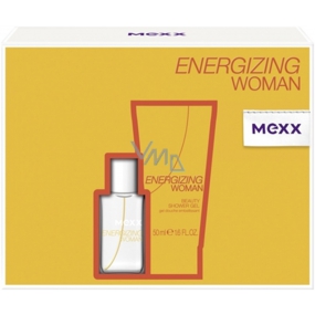 Mexx Energizing Woman EdT 15 ml Eau de Toilette + 50 ml Shower Gel, gift set