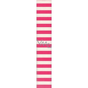 Nekupto Gift wrapping paper 70 x 150 cm Classic white-pink stripes