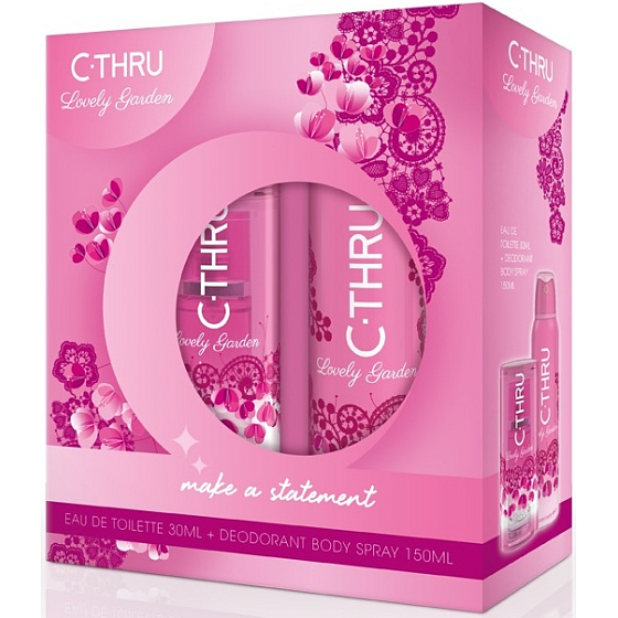 C-Thru Lovely Garden EdT 30 ml Eau de Toilette + 150 ml Deodorant Spray, gift set