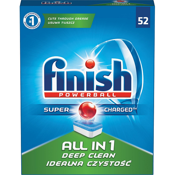 Finish All in 1 Deep Clean tablets in the dishwasher 52 pieces
