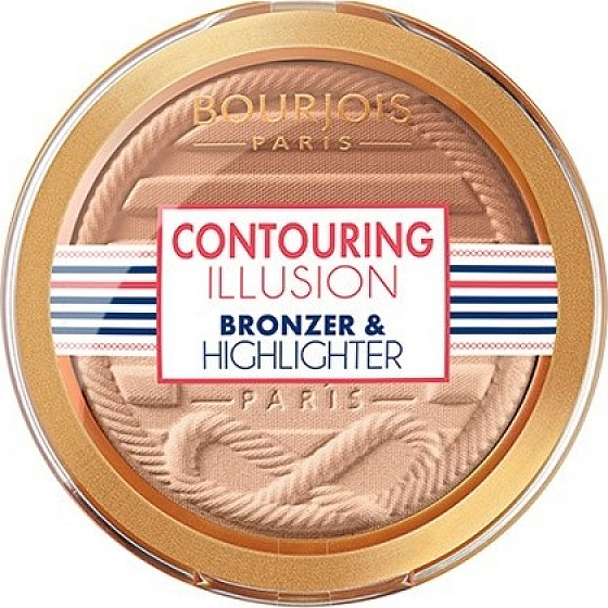 Bourjois Contouring Illusion Bronzer & Highlighter 2in1 Powder Bronzer & Brightener 23 8g