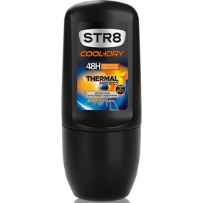 Str8 Cool + Dry Thermal Protect 48h ball antiperspirant deodorant roll-on for men 50 ml