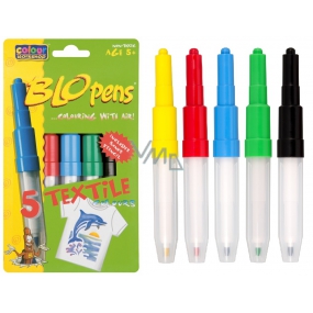 BLO pens Markers for blowing textiles 5 pieces
