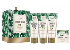 Scottish Fine Soaps Kokos & Limetka 4 Pieces Cosmetic Set