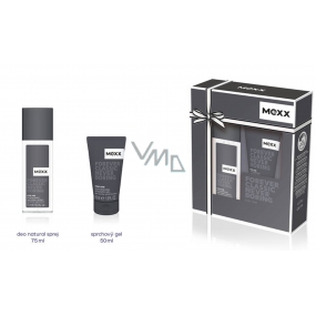 Mexx Forever Classic Never Boring for Him perfumed deodorant glass 75 ml + shower gel 50 ml, cosmetic set