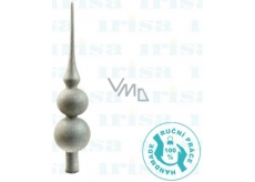 Irisa Spike glass silver, 7 cm full