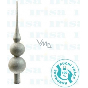 Irisa Spike glass silver, 7 cm full