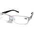 Berkeley Reading glasses +0.50 plastic white black sides 1 piece MC2062