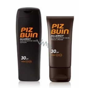 Piz Buin Allergy SPF30 sunscreen prevents sun allergy 200 ml + Allergy SPF30 Face Cream sunscreen prevents sun allergy 50 ml