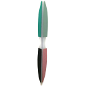 Abella Nail polish with file, triangular 6 colored areas 5312