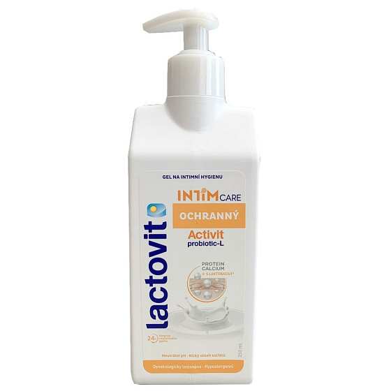 Lactovit Activit protective gel for intimate hygiene 250 ml