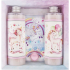 Bohemia Gifts Unicorn shower gel 250 ml + hair shampoo 250 ml + game, cosmetic set for children