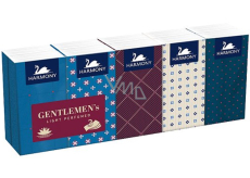 Harmony Gentlemen´s Light Perfumed 3 ply paper handkerchiefs 10 x 10 pieces