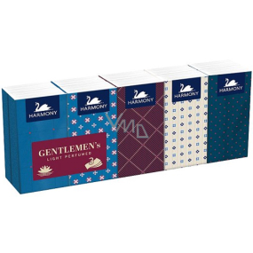 Harmony Gentlemen´s Light Perfumed 3 ply paper handkerchiefs 10 x 10 pieces