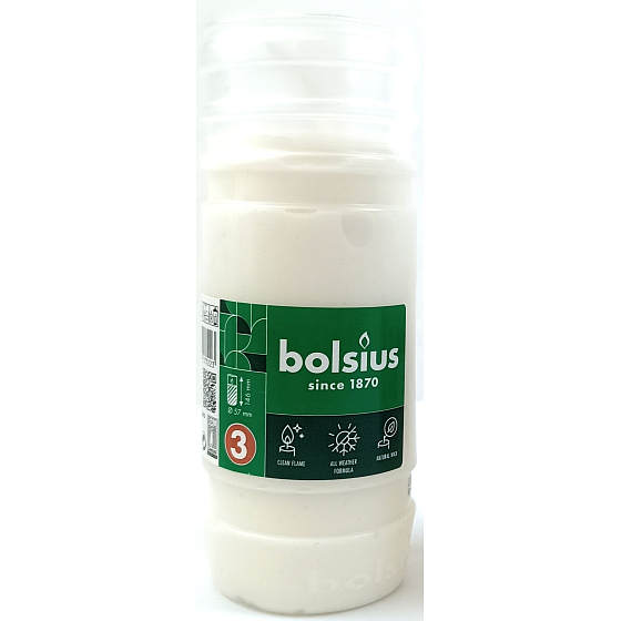 Bolsius Paraffin candle 146 x 57 mm, burning time 68 hours 1 piece
