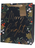 Gift paper bag 32 x 12 x 26 cm Christmas Merry & Bright