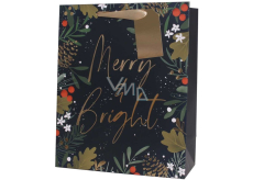 Gift paper bag 32 x 12 x 26 cm Christmas Merry & Bright