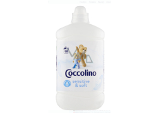 Coccolino White Sensitive concentrated fabric softener for babies 68 washes 1,7 l
