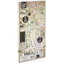 Craft ID Green creative pad with stickers 2 x 10 sheets 23 x 12 cm