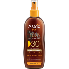 Astrid Sun OF 30 Tanning Oil, 200 ml