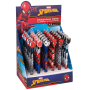 Colorino Rubberized pen Spiderman white spider, blue refill 0,5 mm