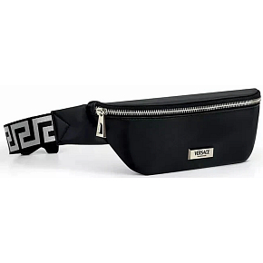 Versace Men's Black Waist Bag 1 Piece