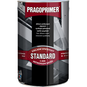 Pragoprimer Standard S2000 basic paint for metal, 0110 gray, 4 l