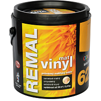 REMAL Vinyl Color Matt Washable Wall Paint, 620 summer yellow, 3.2 kg