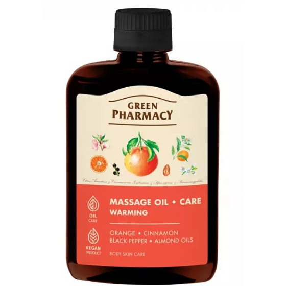 Green Pharmacy Warming Massage Oil 200 ml