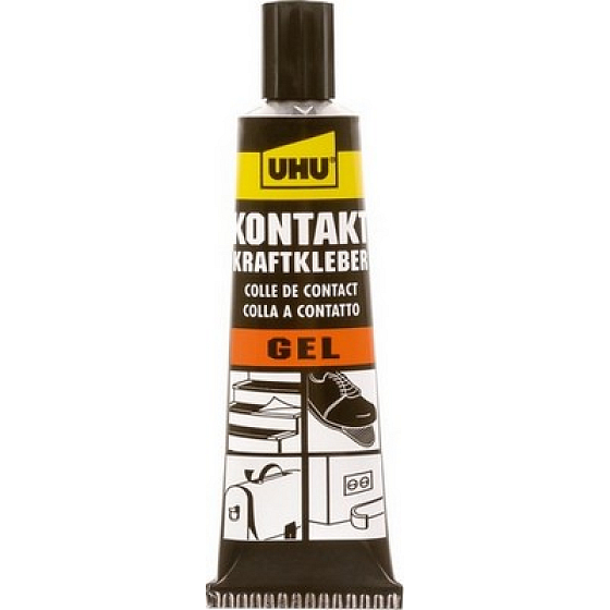 Uhu Kontakt Kraftkleber Gel non-drip contact adhesive suitable for overhead work and vertical surfaces 42 g