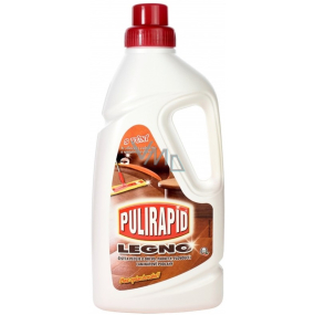 Pulirapid Legno for wood and laminate cleans and polishes and protects 1 l surfaces