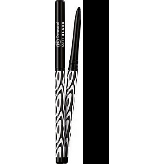Dermacol Black Sensation automatic eyeliner shade black matt 0.35 g