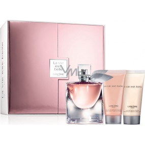 Lancome La Vie Est Belle perfumed water 50 ml + body lotion 50 ml + shower gel 50 ml, gift set