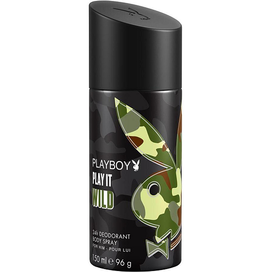 Playboy Play It Wild for Him deodorant spray for men 150 ml
