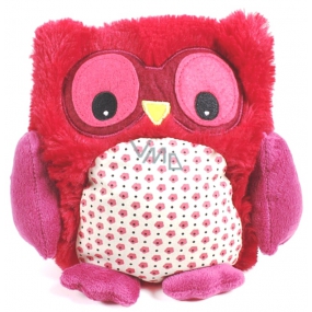 Albi Warm plush with lavender scent Red Owl, 20 cm × 18 cm, 750 g