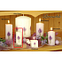 Lima Flower Lavender Scented Candle Light Purple with Lavender Print Cylinder 40 x 90 mm 1 piece