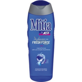Mitia Men Fresh Force 2 in 1 shower gel and hair shampoo 400 ml