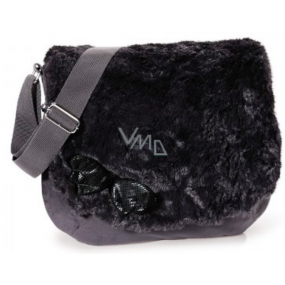 Nici Shoulder bag plush black 33 x 27 cm