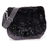 Nici Shoulder bag plush black 33 x 27 cm