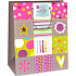 Ditipo Gift paper bag 26.4 x 13.7 x 32.4 cm candles, heart, star, gift AB